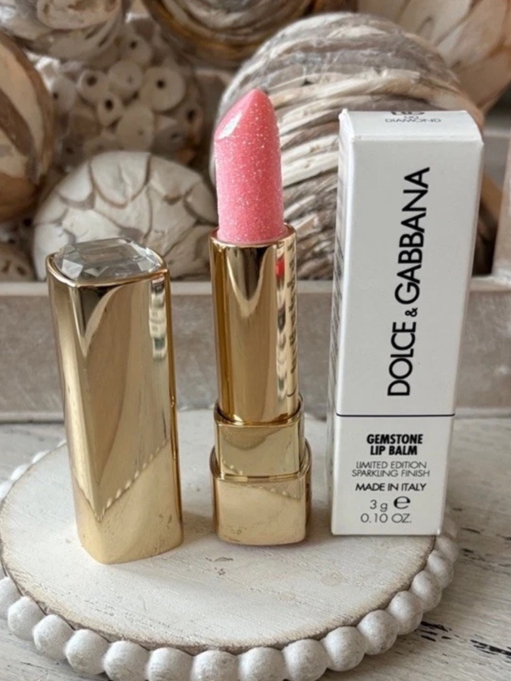 Dolce & Gabbana LIMITED EDITION Gemstone Lip Balm - 00 DIAMOND PINK GLITTER